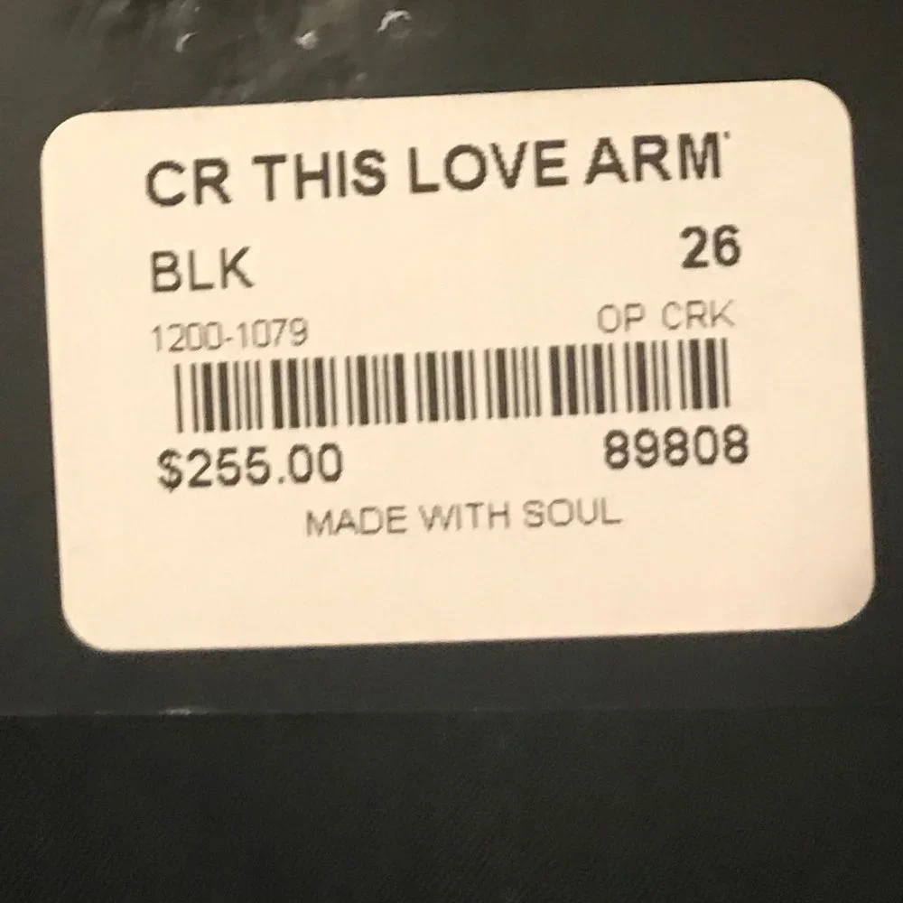 Calvin Rucker Black Joggers with Ankle Ties - Picture 4 of 4